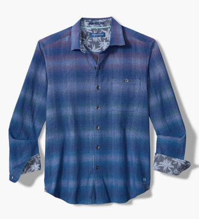 Coastline Cord Sunset Ridge Shadow Shirt in Coastline by Tommy Bahama