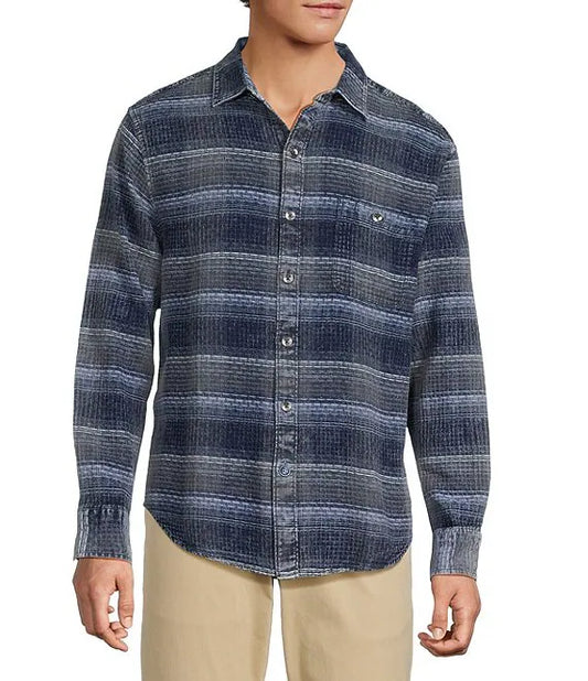 Cantera Plaid Shirt in Winchester Green by Tommy Bahama