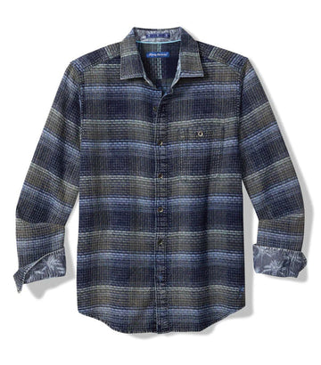 Cantera Plaid Shirt in Winchester Green by Tommy Bahama