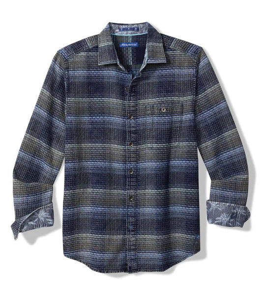 Cantera Plaid Shirt in Winchester Green by Tommy Bahama