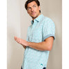 Nova Wave Flock It To You Camp Shirt in Scandia Blue by Tommy Bahama