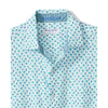 Nova Wave Flock It To You Camp Shirt in Scandia Blue by Tommy Bahama