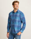 Coastline Cord Truly Check Shirt in Breaker by Tommy Bahama