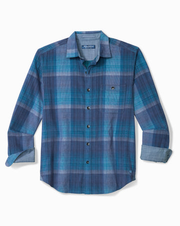 Coastline Cord Truly Check Shirt in Breaker by Tommy Bahama