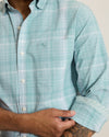 Sarasota Stretch La Cumbre Plaid IslandZone Shirt in Blue Chaise by Tommy Bahama