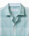 Sarasota Stretch La Cumbre Plaid IslandZone Shirt in Blue Chaise by Tommy Bahama