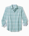 Sarasota Stretch La Cumbre Plaid IslandZone Shirt in Blue Chaise by Tommy Bahama