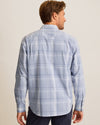 Sarasota Stretch La Cumbre Plaid IslandZone Shirt in Dress Blues by Tommy Bahama