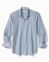 Rioja Check Long Sleeve Woven Shirt in Stonewash by Tommy Bahama