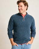 Sunbreak Half-Zip Sweater in Coastline by Tommy Bahama