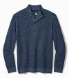 Cross Cable Button-Neck Sweater in Coastline by Tommy Bahama