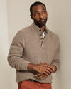 Autumn Pier Button Mock-Neck Sweater in Auberage by Tommy Bahama