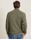 Autumn Pier Button Mock-Neck Sweater in Palm Moss by Tommy Bahama