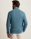 Autumn Pier Button Mock-Neck Sweater in Majolica Blue by Tommy Bahama