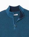 Coolside Clear Water IslandZone® Half-Zip Sweater in Dress Blues by Tommy Bahama