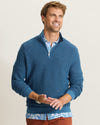 Coolside Clear Water IslandZone® Half-Zip Sweater in Dress Blues by Tommy Bahama