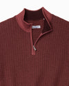 Coolside Clear Water IslandZone® Half-Zip Sweater in Maroon by Tommy Bahama