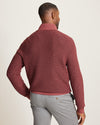 Coolside Clear Water IslandZone® Half-Zip Sweater in Maroon by Tommy Bahama
