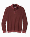 Coolside Clear Water IslandZone® Half-Zip Sweater in Maroon by Tommy Bahama