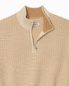 Coolside Clear Water IslandZone® Half-Zip Sweater in Tanned by Tommy Bahama