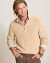 Coolside Clear Water IslandZone® Half-Zip Sweater in Tanned by Tommy Bahama