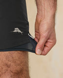 Monterey Coast 9-Inch Hybrid Shorts in Black by Tommy Bahama