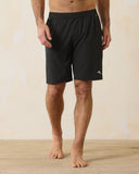 Monterey Coast 9-Inch Hybrid Shorts in Black by Tommy Bahama