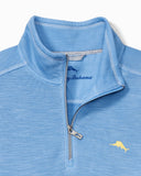 Tobago Bay Half-Zip Sweatshirt in Mountain Bluebell by Tommy Bahama