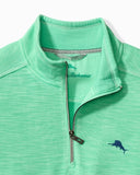 Tobago Bay Half-Zip Sweatshirt in Biscay Green by Tommy Bahama