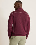 Tobago Bay Half-Zip Sweatshirt in Aged Claret by Tommy Bahama