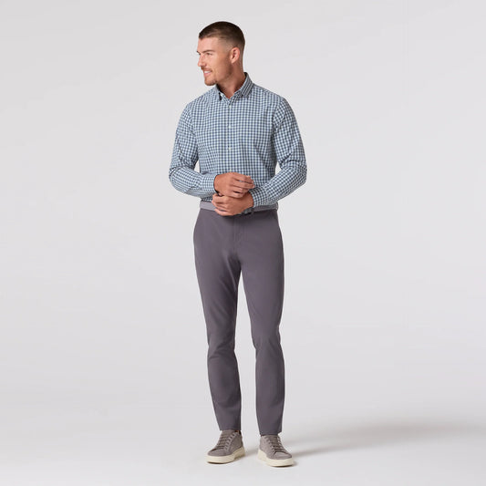 Leeward Dress Shirt in Dark Slate Todos Plaid by Mizzen+Main