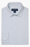Leeward Long Sleeve Dress Shirt in White Diamond Shadow by Mizzen+Main