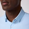 Leeward No Tuck Dress Shirt in Cloud Blue Circle Texture by Mizzen+Main