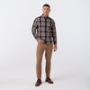 City Flannel in Mocha Timothy Plaid by Mizzen+Main