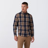 City Flannel in Mocha Timothy Plaid by Mizzen+Main