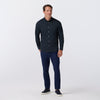 Kennedy Shirt in Navy Everett Grid by Mizzen+Main