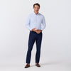 Leeward Dress Shirt in Cloud Blue Finn Check by Mizzen+Main