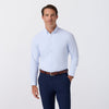 Leeward Dress Shirt in Cloud Blue Finn Check by Mizzen+Main