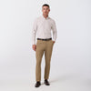 Leeward Dress Shirt in Espresso Filbert Plaid by Mizzen+Main