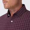 Leeward Dress Shirt in Merlot Cole Plaid by Mizzen+Main
