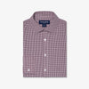 Leeward Dress Shirt in Merlot Peter Gingham by Mizzen+Main