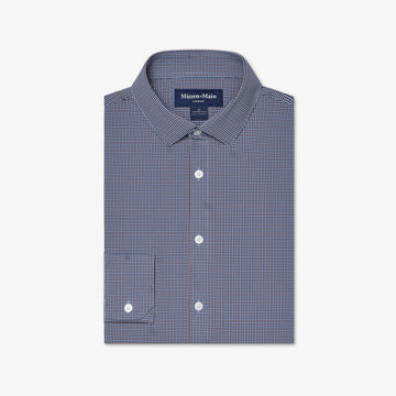 Leeward No Tuck Dress Shirt in Thistle Smith Plaid by Mizzen+Main