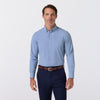 Leeward Formal Dress Shirt in Sky Levi Plaid by Mizzen+Main
