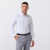 Leeward Formal Dress Shirt in Sky Michael Plaid by Mizzen+Main