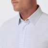 Leeward Formal Dress Shirt in Sky Michael Plaid by Mizzen+Main