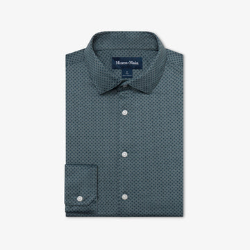 Halyard Dress Shirt in Hemlock Clover by Mizzen+Main