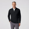 KPI Quarter Zip in Black by Mizzen+Main