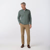 KPI Quarter Zip in Hemlock by Mizzen+Main