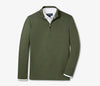 KPI Quarter Zip in Olive by Mizzen+Main