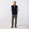Crosby Fleece Vest in Navy by Mizzen+Main